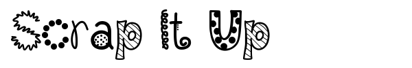 Scrap It Up font preview