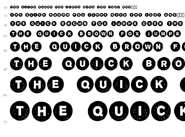 Section Intersection font waterfall