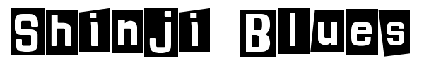 Shinji Blues font