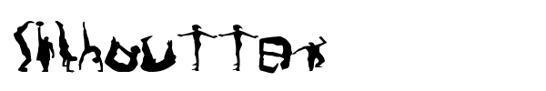 Silhouttes font