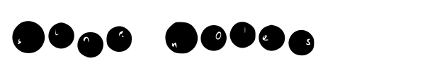 Sink Holes font