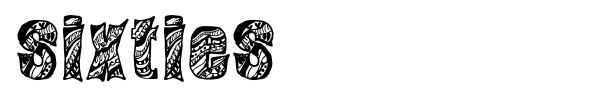 Sixties font