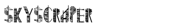 Skyscraper font