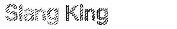 Slang King font
