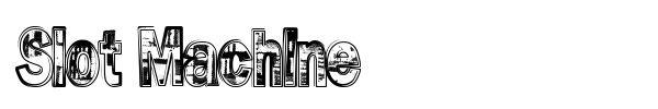 Slot Machine font