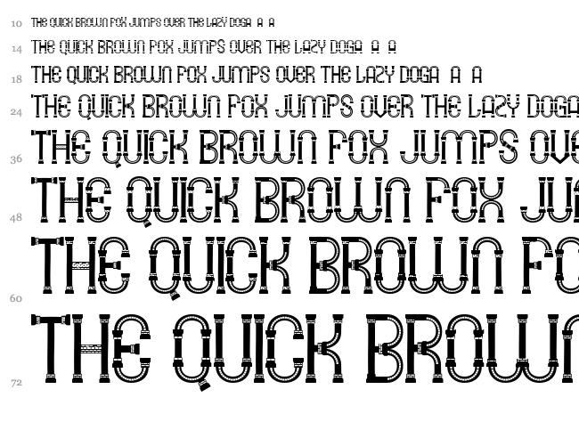 SMG Lawang Sewu font waterfall