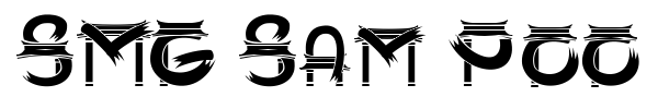 SMG Sam Poo Kong font