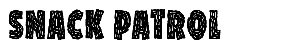 Snack Patrol font