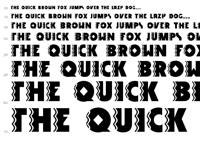 Snake Venom font waterfall