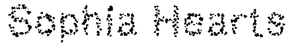 Sophia Hearts font