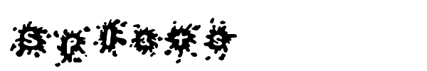 Splats font