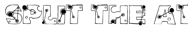 Split the Atom font
