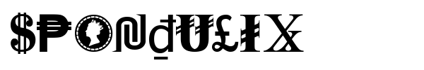 Spondulix font preview