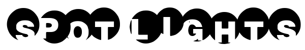 Spot Lights font