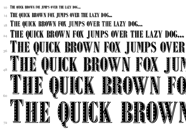 Squeal Piggy font waterfall