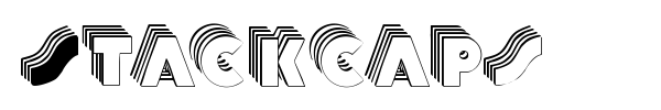 Stackcaps font