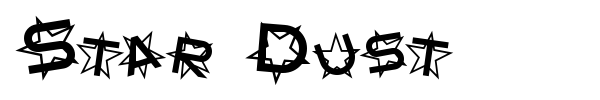 Star Dust font