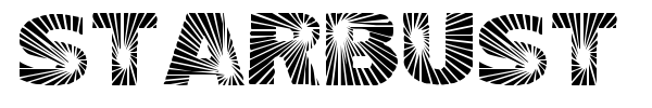 Starbust font