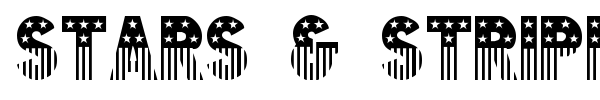 Stars & Stripes font