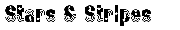 Stars & Stripes font