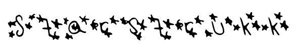 Starstrukk font