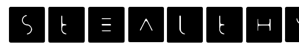 Stealthy Bastards font