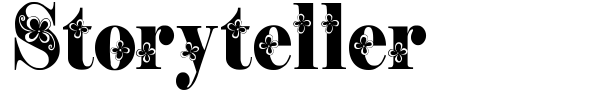 Storyteller font preview