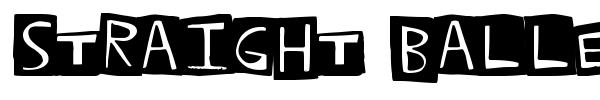 Straight Baller font preview