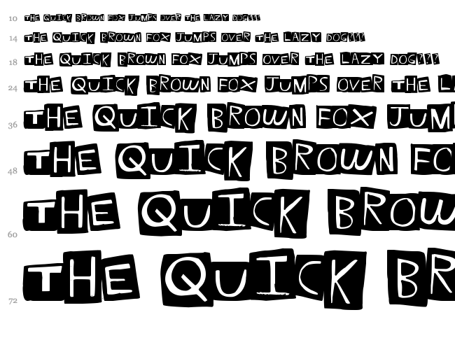 Straight Baller font waterfall