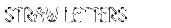 Straw Letters font
