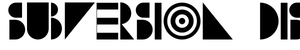 Subversion Display font