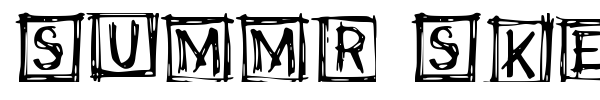 Summr Sketch font