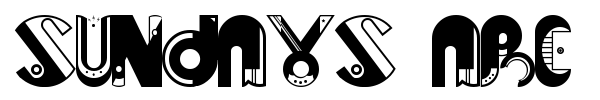 Sundays are Boring font