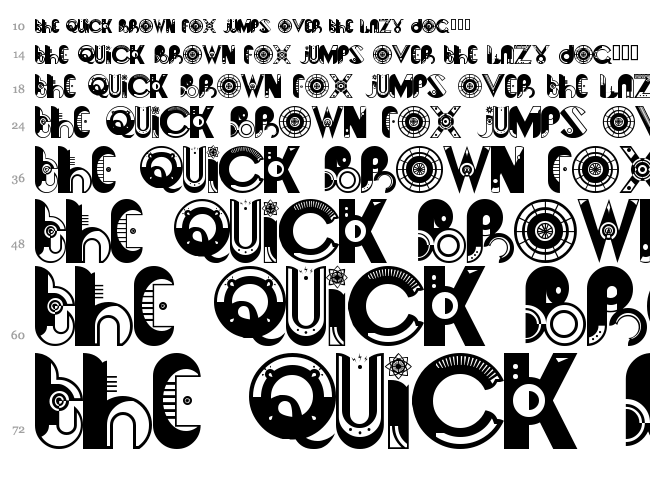 Sundays are Boring font waterfall