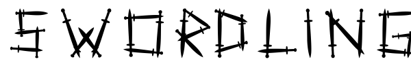 Swordlings font