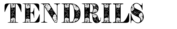 Tendrils font