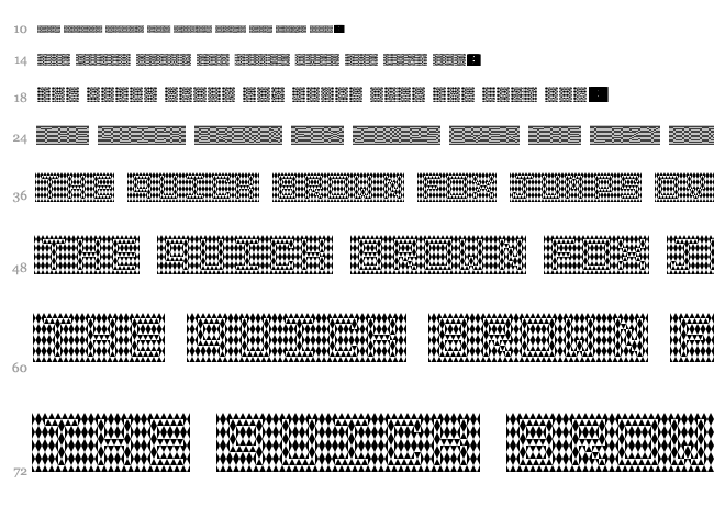 The Illusion Of The Jester font waterfall