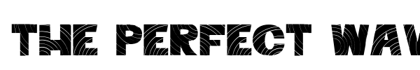 The Perfect Wave font