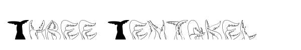 Three Tentakel font
