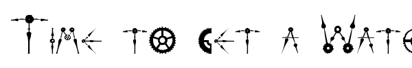 Time to get a Watch font