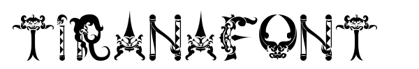 Tiranafont font