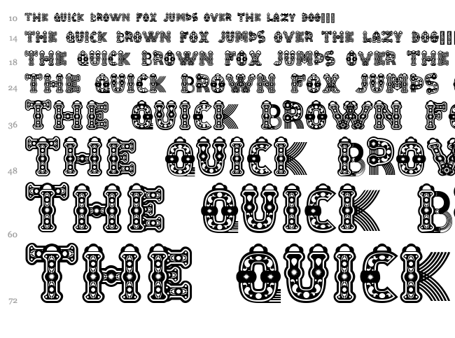 Tlal?c font waterfall