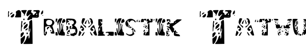 Tribalistik Tatwu font