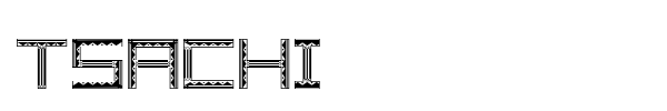 Tsachi font