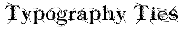 Typography Ties font