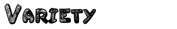 Variety font