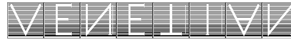 Venetian Blind font