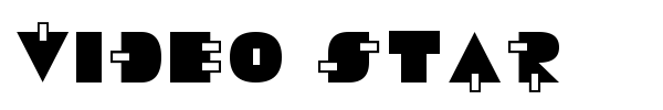 Video Star font preview