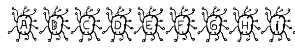 Virus font preview