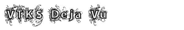 VTKS Deja Vu font